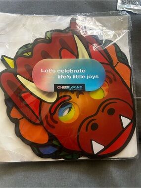 Cheerland Red Dragon Party Masks - Pack